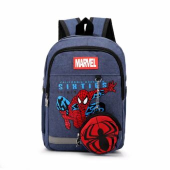 Mochila vaquera Spiderman - azul oscuro - Mochila escolar Mochila infantil