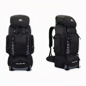 Mochila de senderismo grande - Negra - Mochila de senderismo