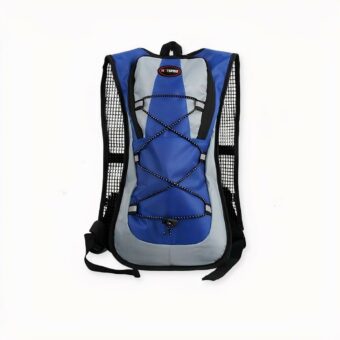 Esta mochila de hidratación para senderismo contiene una bolsa de agua de 2 litros. Así siempre tendrá algo para hidratarse cuando vaya de excursión o en bicicleta. La bolsa por sí sola tiene una capacidad de 5 litros.