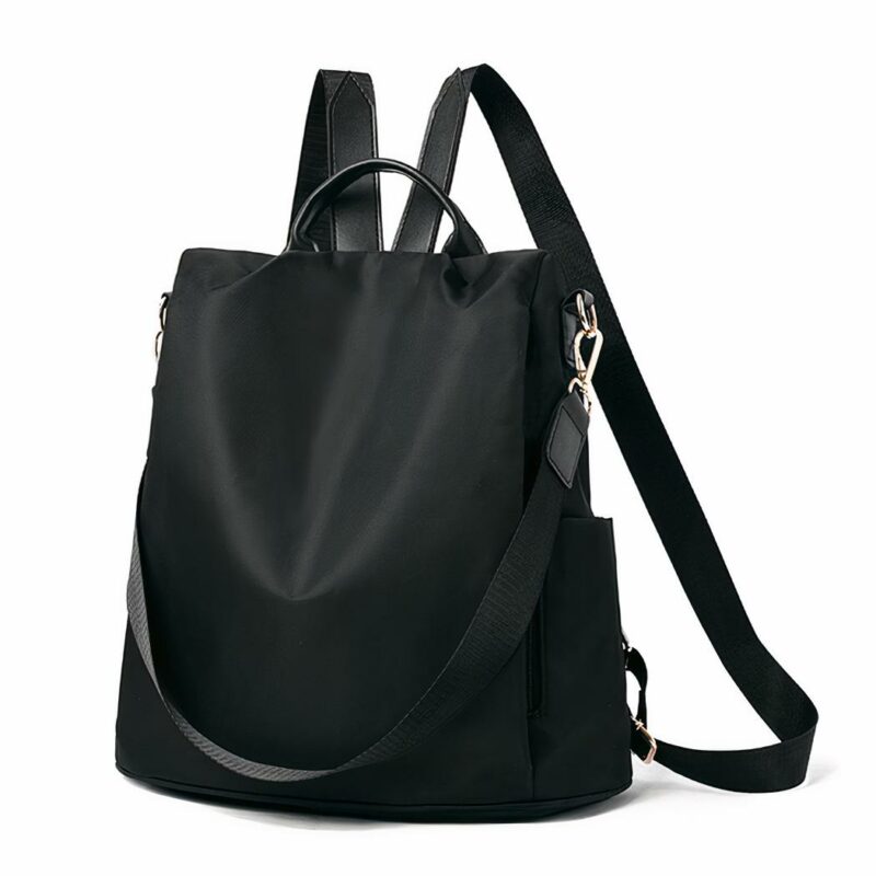 Mochila multiusos para mujer - Negra - Mochila antirrobo Bolsa