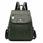 Mochila de piel city para mujer - Verde - Mochila Mochila escolar
