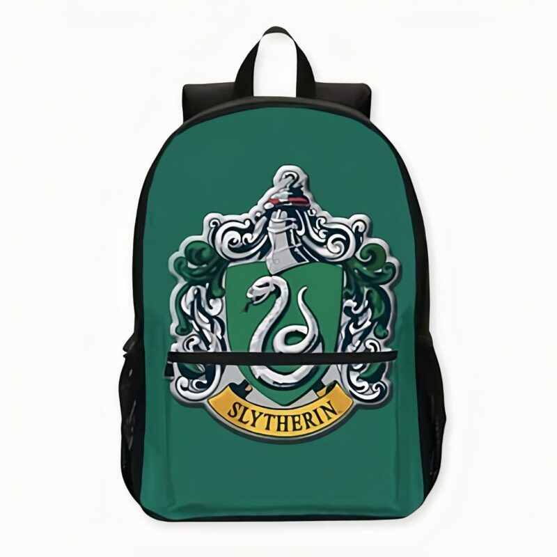 Mochilas Slytherin - Mochila escolar de la Casa Slytherin. Buena calidad y muy a la moda.