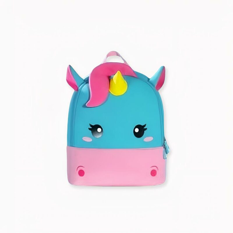 Descubra esta magnífica mochila infantil de unicornio en 3D rosa y azul, que será una adorable compañera para su hijo. Esta encantadora mochila permitirá a su hijo llevar todos sus útiles escolares o llevarse sus juguetes Esta mochila infantil de unicornio en 3D es la compañera ideal de los pequeños aventureros.