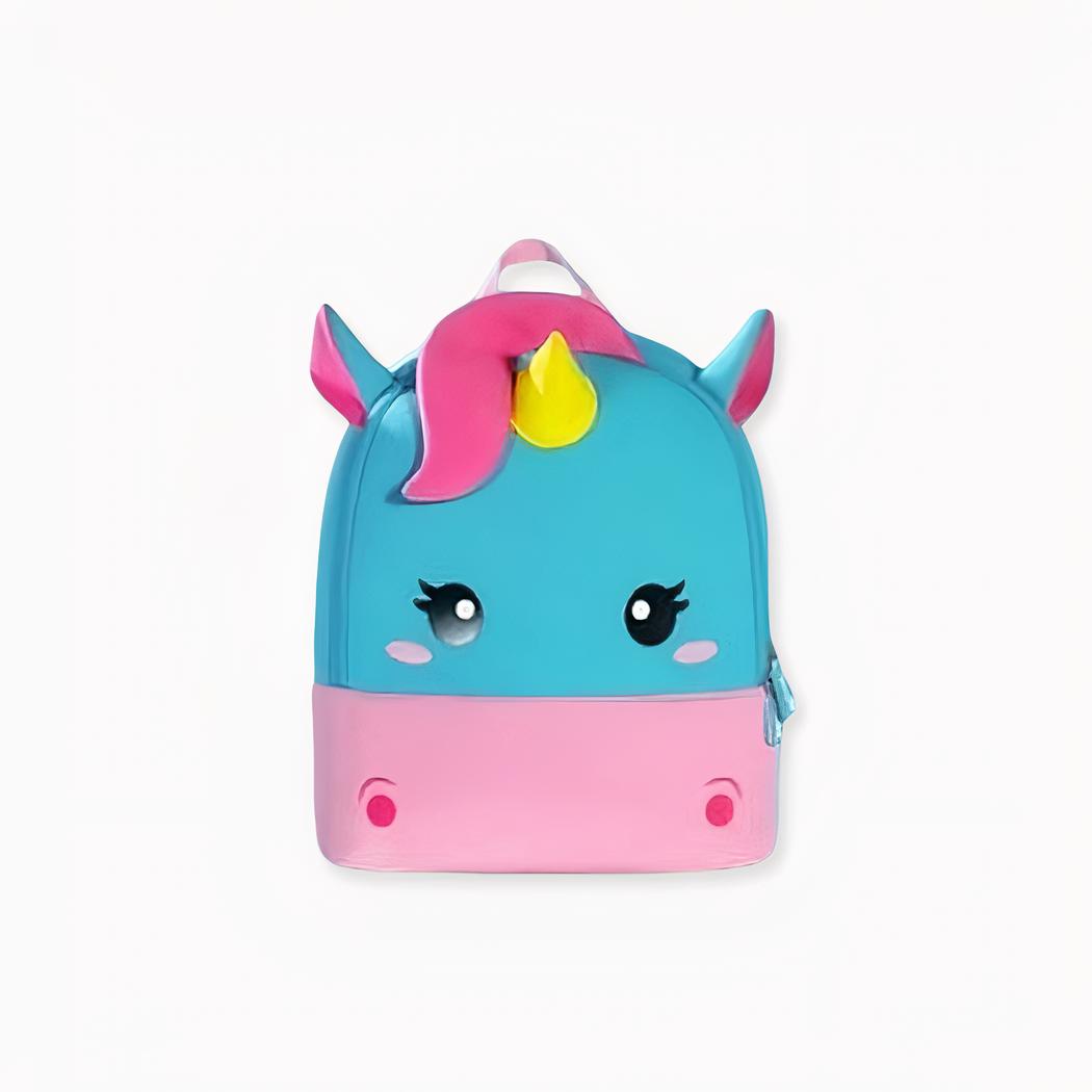 Descubra esta magnífica mochila infantil de unicornio en 3D rosa y azul, que será una adorable compañera para su hijo. Esta encantadora mochila permitirá a su hijo llevar todos sus útiles escolares o llevarse sus juguetes Esta mochila infantil de unicornio en 3D es la compañera ideal de los pequeños aventureros.