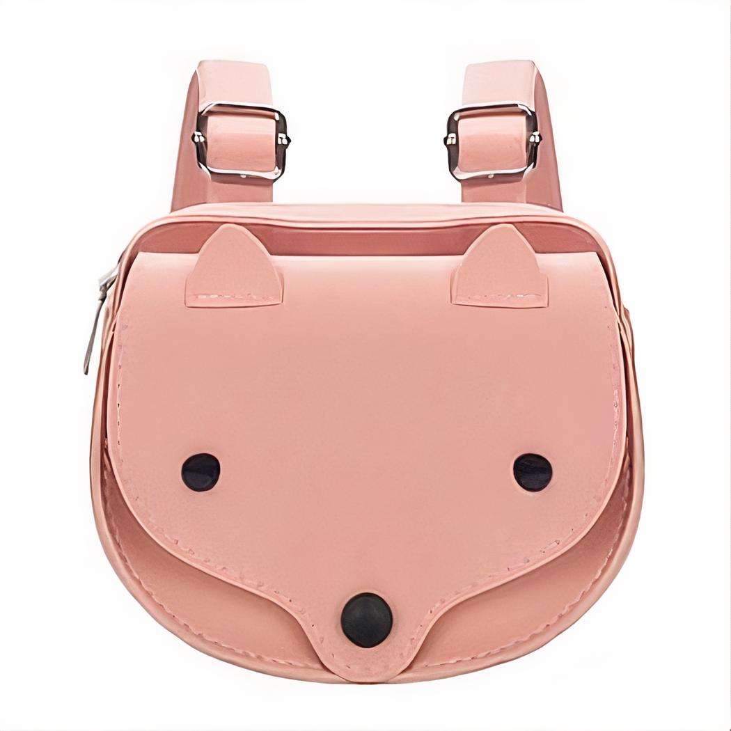 Mochila vintage infantil con cabeza de zorro - Imagen 7