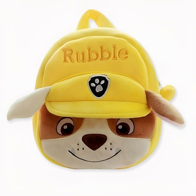 Patpatrouille mochila blanda para niños - Amarillo - Peluche en descomposición