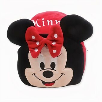 Mochila de peluche de Minnie. Buena calidad y muy a la moda.