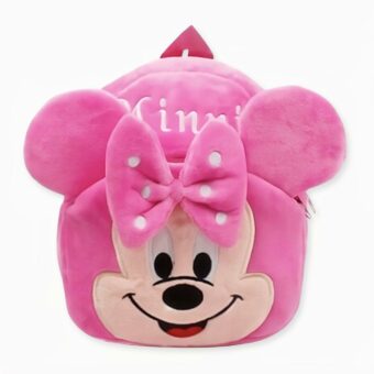 Mochila de peluche Minnie rosa, mochila escolar Mochila para niños. Buena calidad y muy de moda.