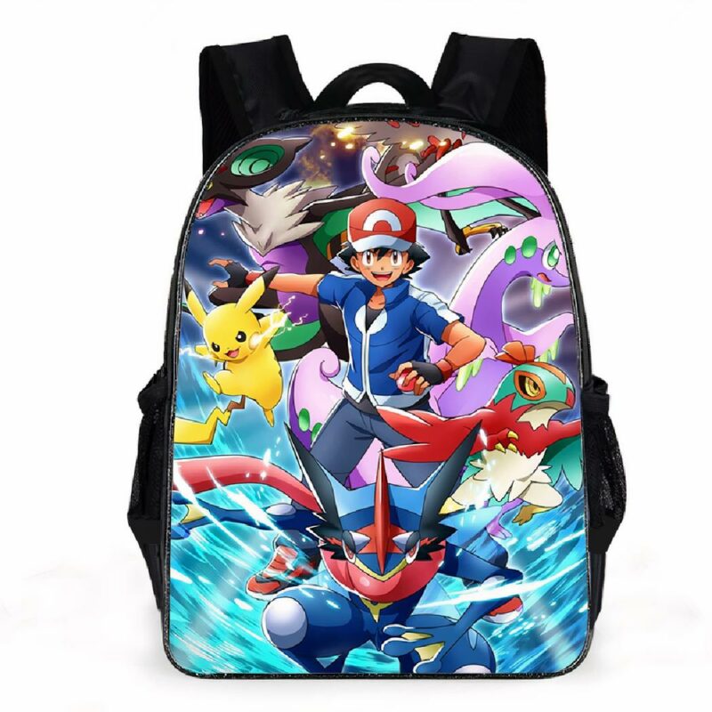 Mochila universo Pokemon - Morado - Pokemon X e Y Ketchum con cenizas