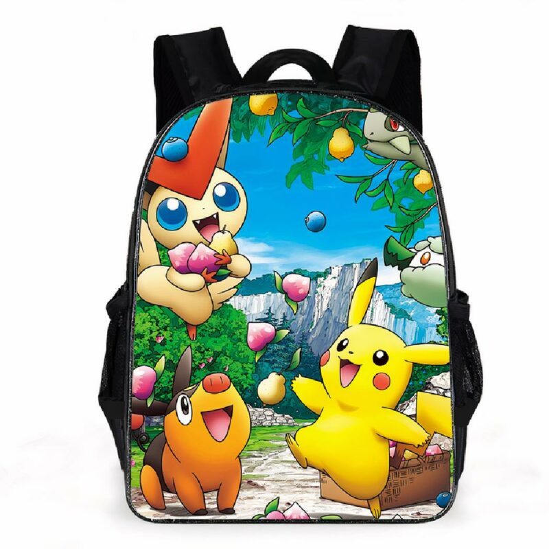 Mochila universo Pokémon - Amarillo - Pokémon Blanco y Negro Pokemon X e Y