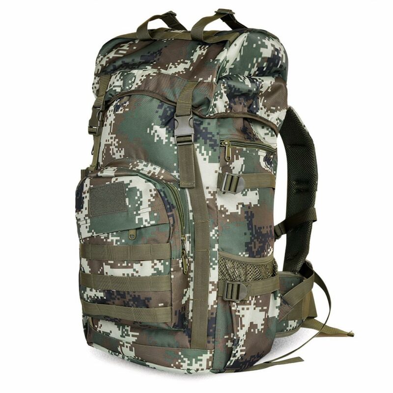 Mochila militar de senderismo - Verde - Bolsa mochila