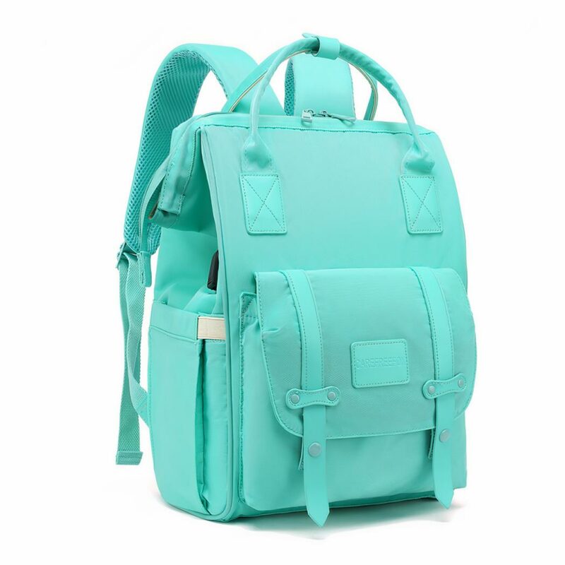 Mochila para bebé con puerto de carga USB - Verde - Mochila Bolsa