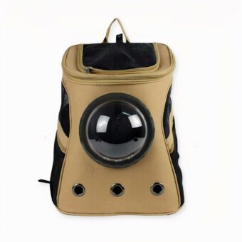 Descubra esta magnífica mochila grande con cápsula espacial para mascotas. Es perfecta para transportar perros o gatos de tamaño pequeño o mediano. Ya sea para un paseo corto o un viaje largo, su compañero viajará cómodo y seguro dentro de esta bolsa.
