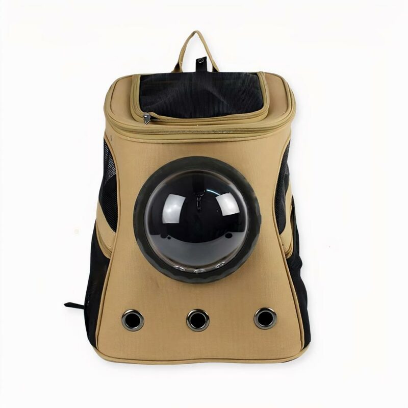 Descubra esta magnífica mochila grande con cápsula espacial para mascotas. Es perfecta para transportar perros o gatos de tamaño pequeño o mediano. Ya sea para un paseo corto o un viaje largo, su compañero viajará cómodo y seguro dentro de esta bolsa.