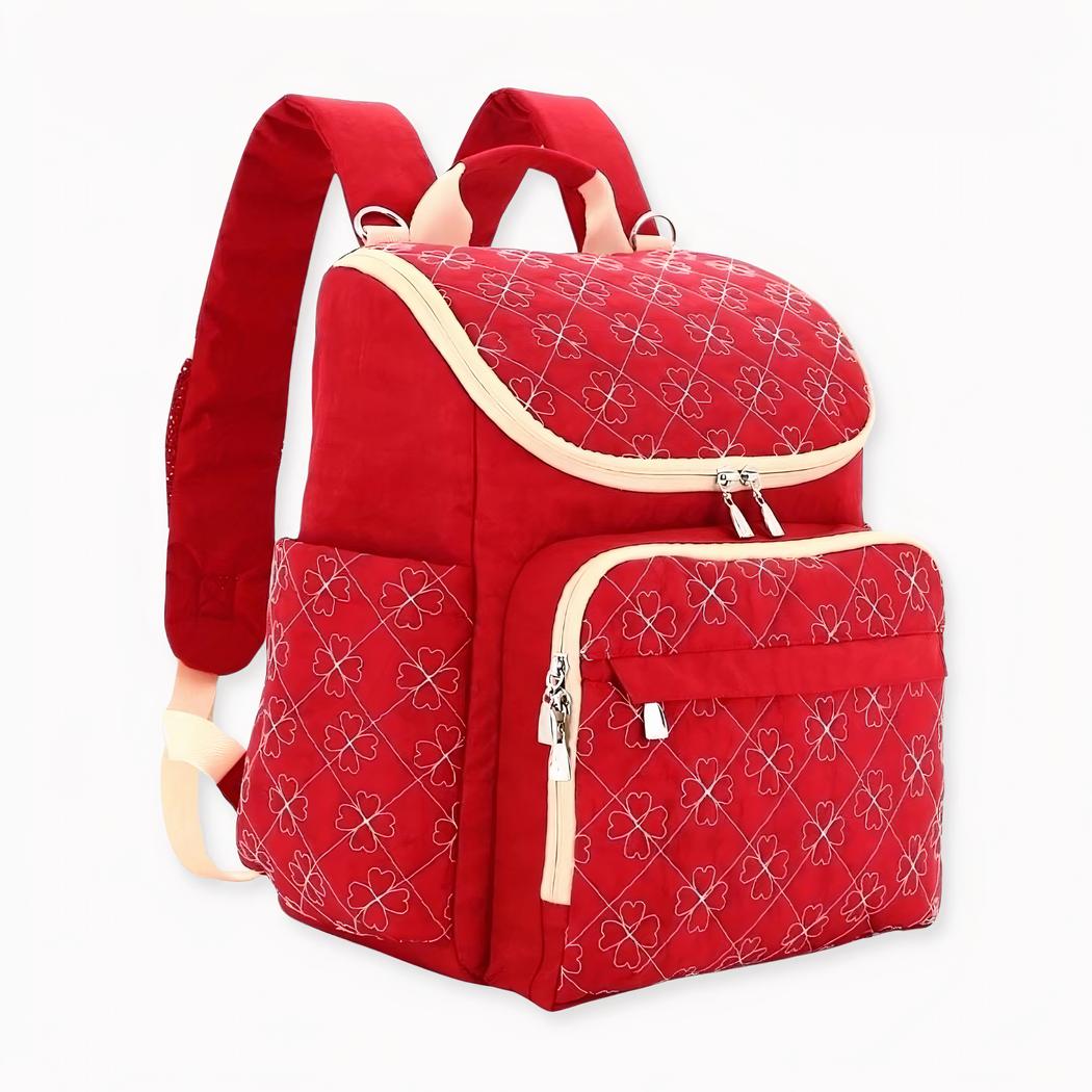Descubra esta mochila portabebés que le simplificará la vida. Multifuncional, esta gran bolsa de maternidad puede llevar biberones, pañales y ropa de bebé a la vez. También tiene un compartimento separado para guardar la comida. Sus viajes y salidas con el bebé serán aún más divertidos con esta bolsa.