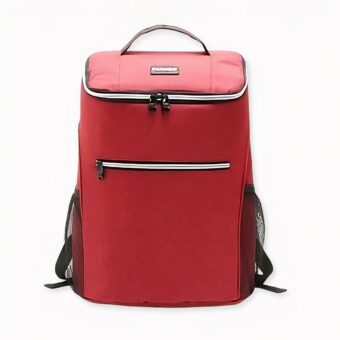 Elegante Mochila Nevera 20L - Roja - Bolsa Fiambrera