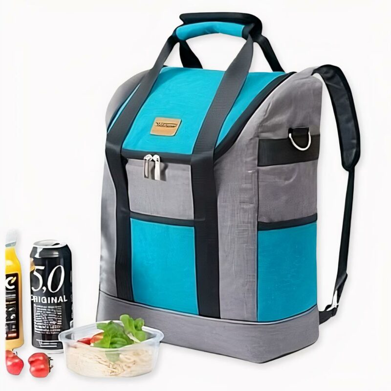 Mochila isotérmica azul extragrande - Bolsa fiambrera