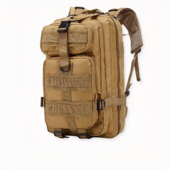 Mochila militar ideal para acampadas y excursiones. Buena calidad y muy a la moda.