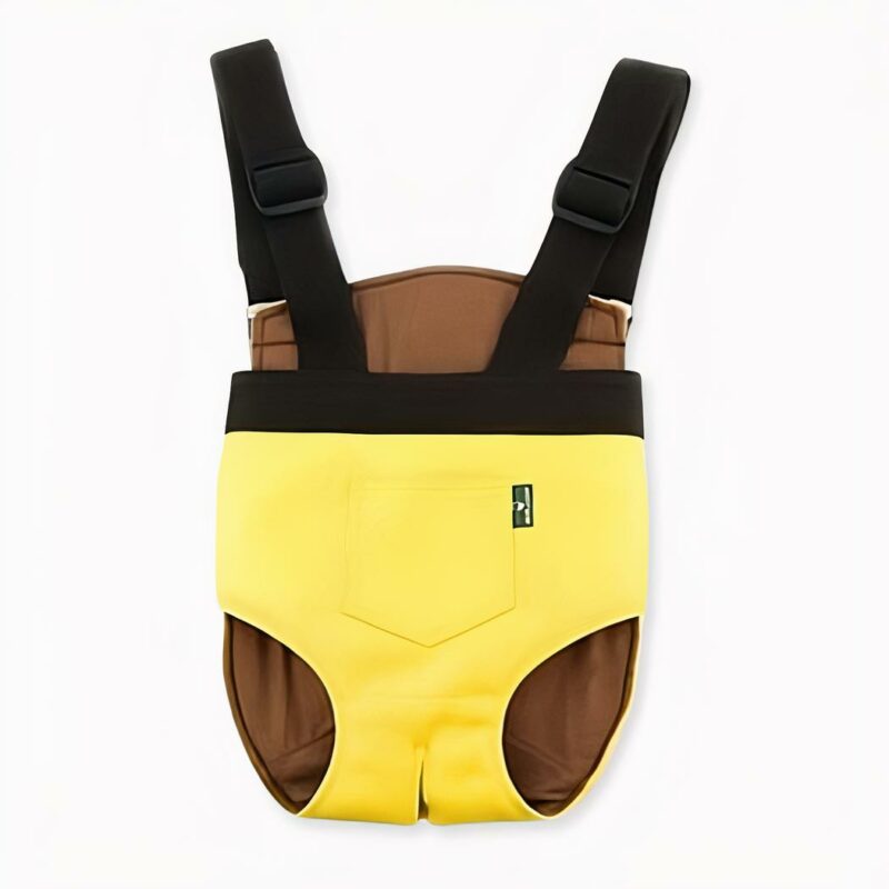 Mochila ajustable para pasear al perro - Amarillo, S - Perro Gato