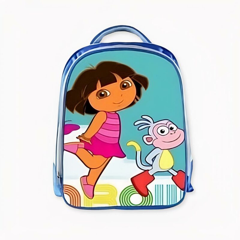 Mochila escolar Dora y Babouche. Buena calidad y muy a la moda.