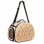 Bolso bandolera para perros - Beige, M - Dog Cat