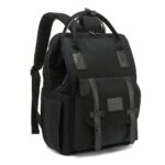 Mochila para bebé con puerto de carga USB - Negra - Bolsa mochila