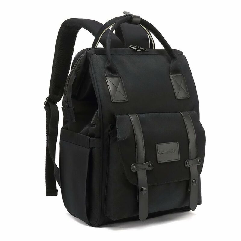 Mochila para bebé con puerto de carga USB - Negra - Bolsa mochila