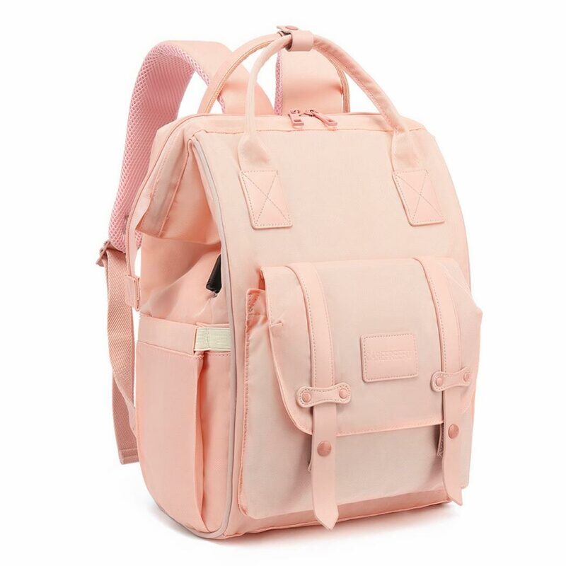 Mochila para bebé con puerto de carga USB - Rosa - Mochila de bolso