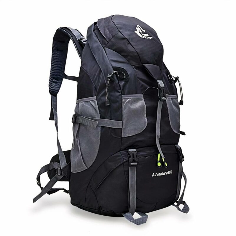 Mochila de senderismo, 50L - Negra - Mochila de senderismo Mochila