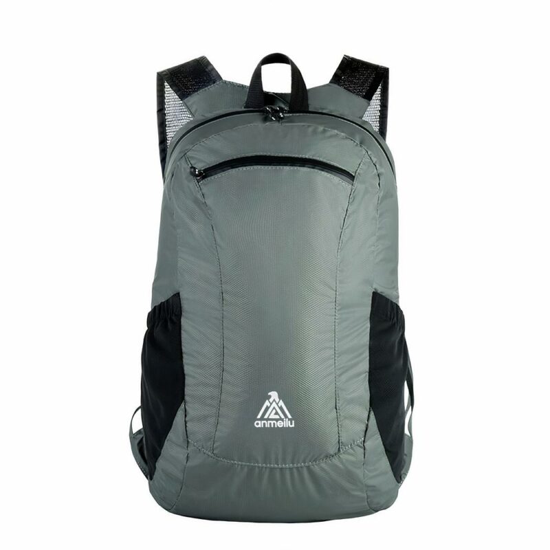 Mochila deportiva ligera y plegable - Gris - Mochila Mochila de senderismo