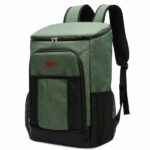 Mochila impermeable y aislante de estilo militar - Verde - Bolsa mochila
