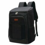Mochila impermeable y aislante de estilo militar - Negra - Bolsa mochila