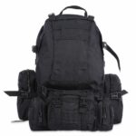 Mochila táctica de viaje - Negra - Mochila táctica militar