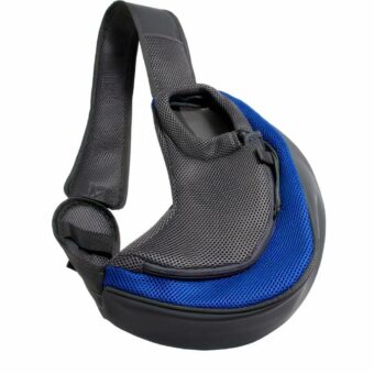 Mochila para perro con una correa para el hombro - L, Azul - Dog Cat