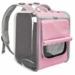 Mochila transpirable para gatos - Rosa - Perro Gato