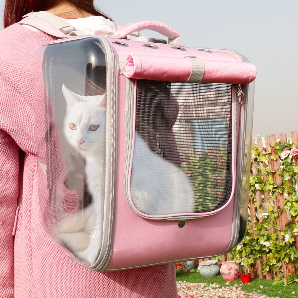 Mochila transpirable para gatos - Perro Gato