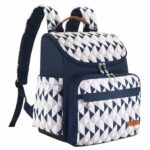 Mochila para cochecito de bebé - Blanca - Bolsa cambiador de pañales