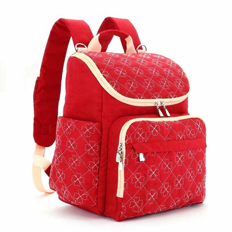 Mochila para cochecito de bebé - Rojo - Bolso para pañales