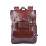Mochila escolar de cuero