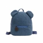 Mochila escolar infantil de forro polar - Azul - Mochila Mochila escolar