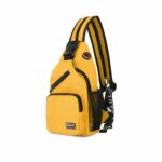 Bolso cofre pequeño para mujer - Amarillo - Bolso bandolera Bolsa