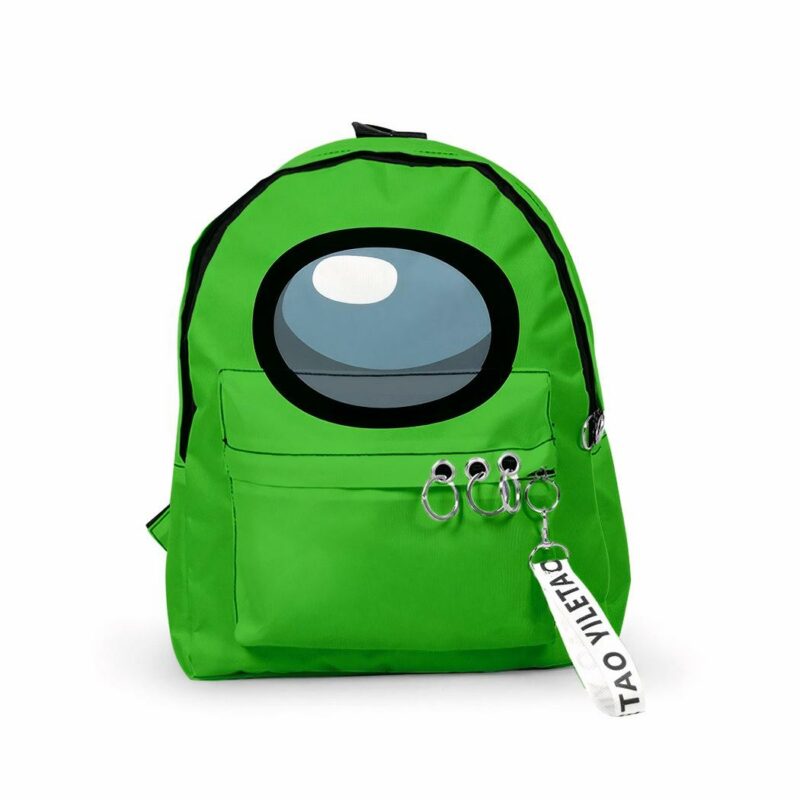 Mochila infantil Among Us - Verde - Mochila escolar Among Us