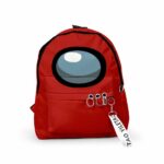 Among Us mochila para niños - Rojo - Mochila escolar Mochila