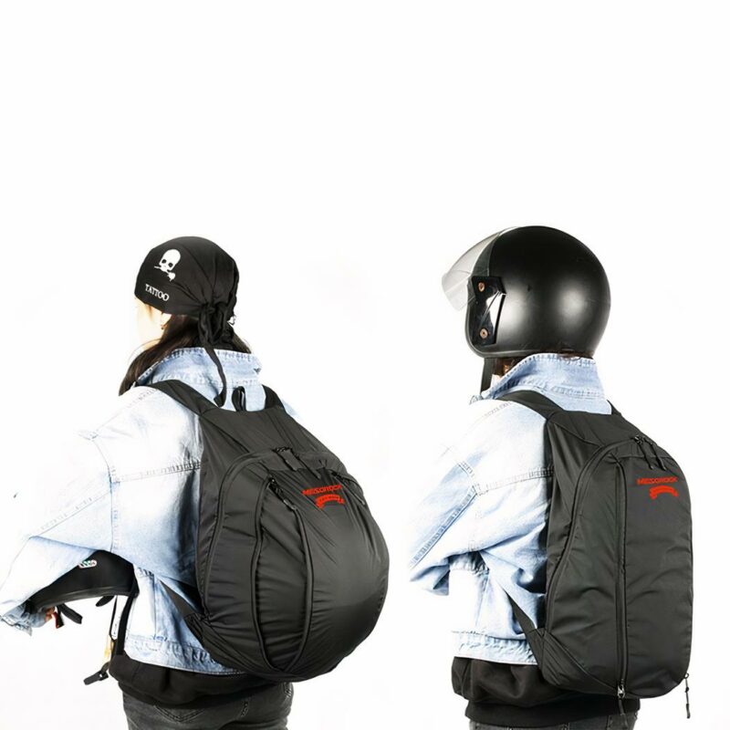 Casco de moto Bolsa de sillín