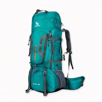 Mochila grande ultraligera de nylon - Verde - Mochila de senderismo