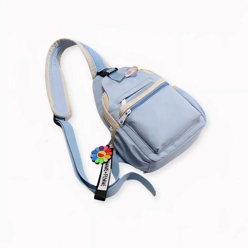 IMG_Femmes-sac-dos-2021-mode-petit-tudiant-frais-Nylon Una mochila femenina pequeña y a la moda que puede llevarse cruzada en el pecho, en la espalda o sobre el hombro. Equípese con esta mochila de nailon para sus desplazamientos diarios. Realzará su look con un toque bonito y desenfadado. Esta pequeña mochila es ligera y cómoda de llevar.