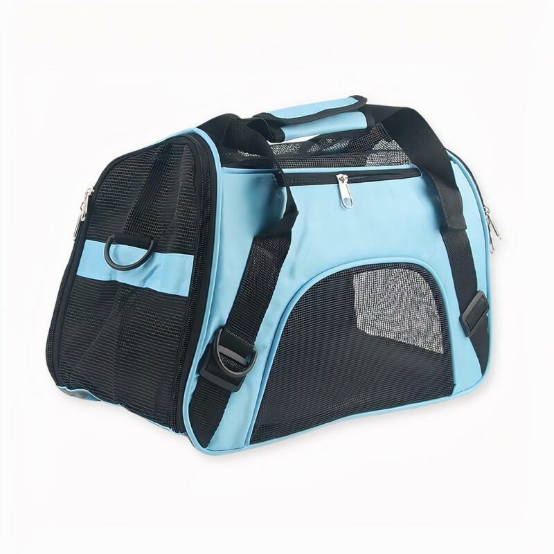 Nuestra bolsa de transporte para mascotas es ultrarresistente y extremadamente práctica. Disponible en cinco colores y tres tamaños diferentes, ¡seguro que se adapta a todos los gustos, estilos y mascotas!