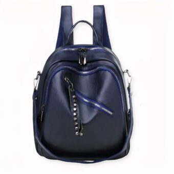 ¡Las mochilas de piel están de moda! Con esta mochila para mujer en color liso, podrá llevar sus pertenencias con estilo y elegancia todos los días. Tanto si va al trabajo, a la escuela o a salir con los amigos, esta mochila ligera y compacta será perfecta. Sólo tiene que elegir el color que mejor se adapte a su piel y a su estilo.