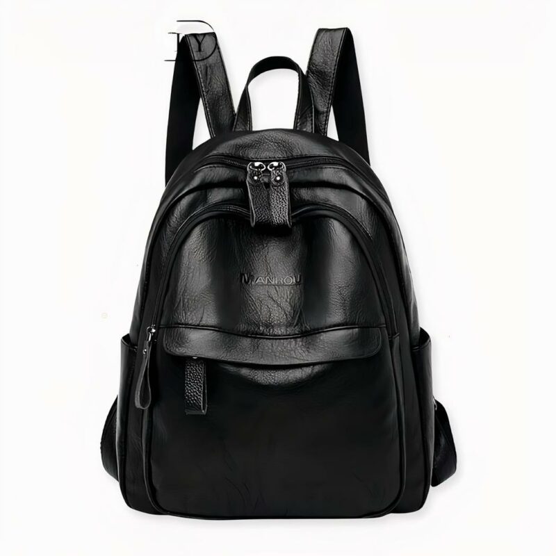 Esta mochila para mujer puede utilizarse como bolsa para el colegio, para el trabajo o para los paseos diarios. Esta mochila de piel sintética es un complemento elegante y con clase para cualquier armario. Es el complemento perfecto para un look chic y vintage. Esta bolsa está disponible en dos colores diferentes.