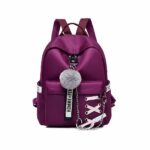 Mochila de mujer estilo retro - Morado - Mochila Mochila escolar